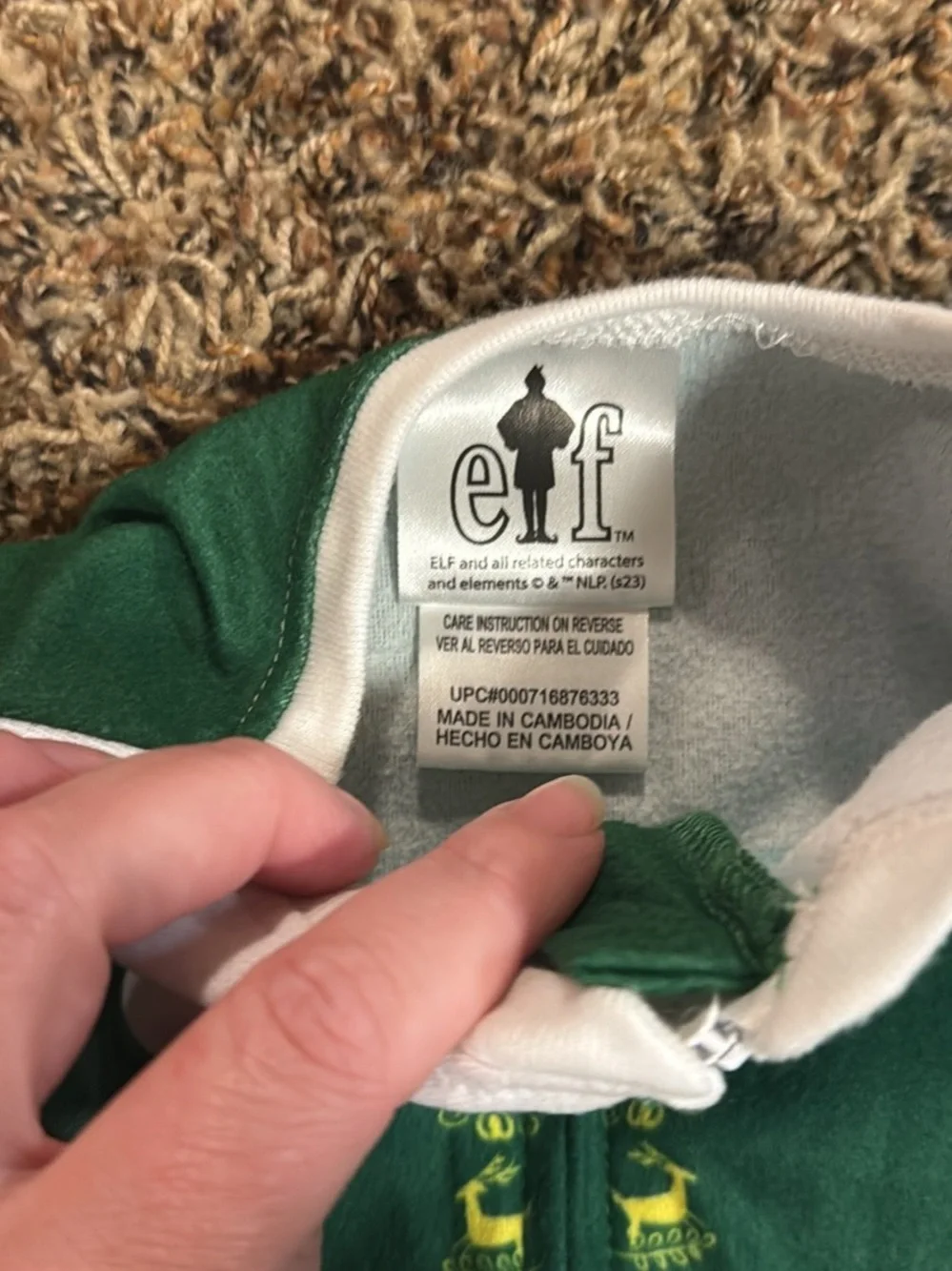 ELF Green and Yellow Christmas Elf Jumpsuit